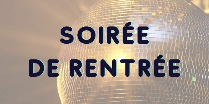 Soirée de rentrée